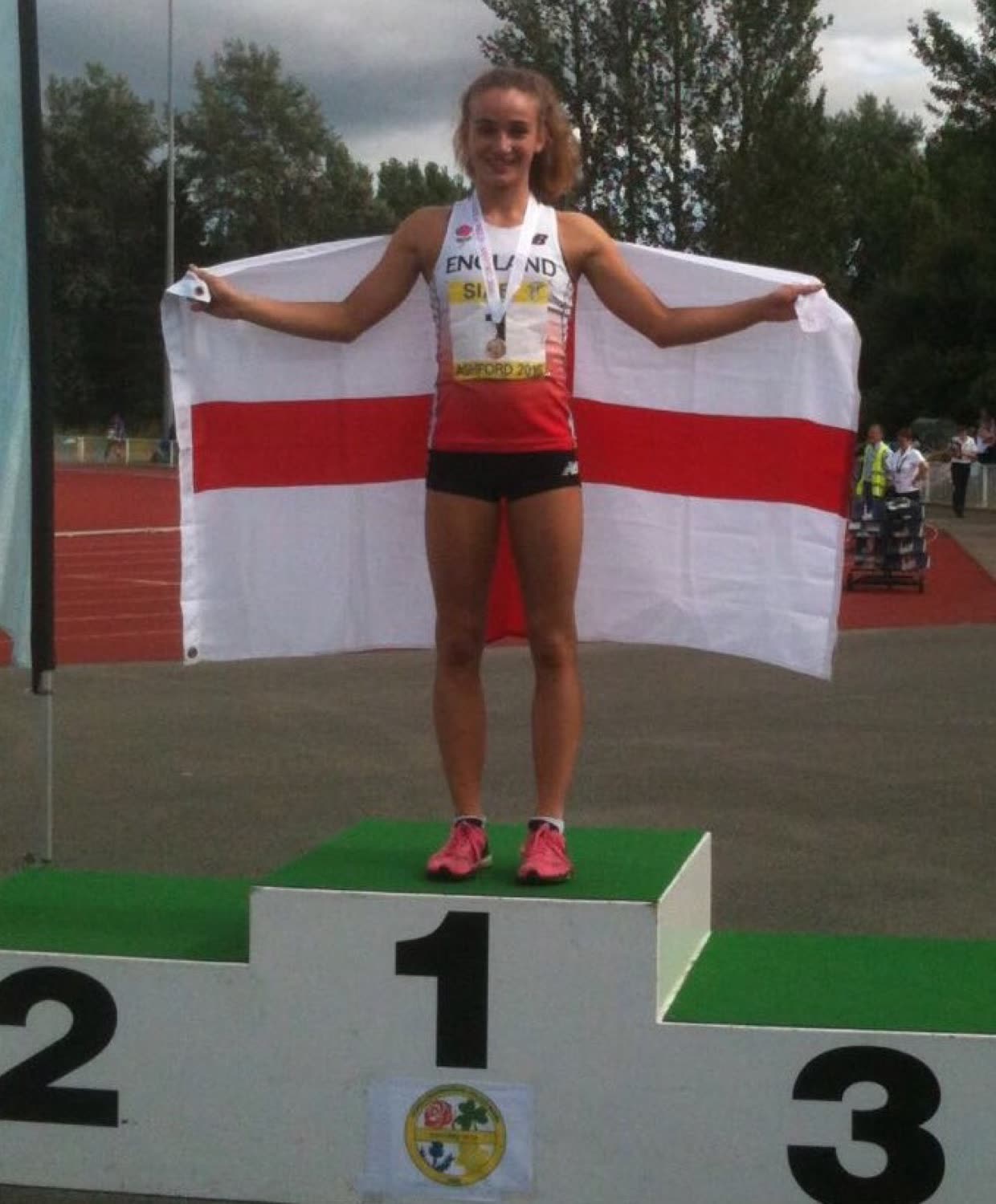 Pippa Earley competing